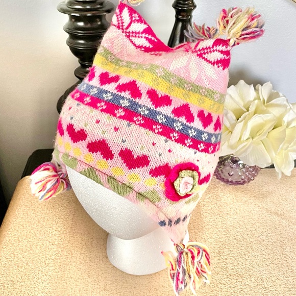 Girl’s H&M Hearts 💕 Knit Hat Size 3-6Y - Picture 2 of 9
